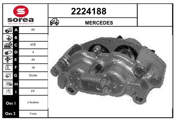 Etrier frana 2224188 EAI