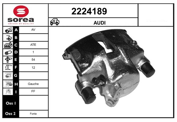 Etrier frana 2224189 EAI