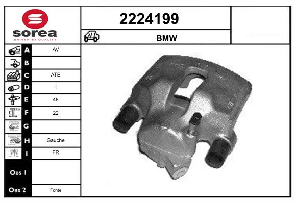 Etrier frana 2224199 EAI