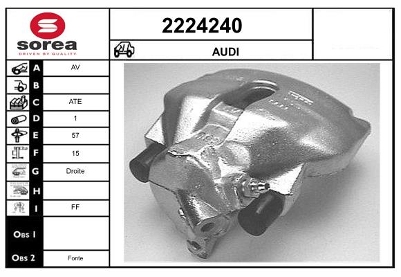 Etrier frana 2224240 EAI