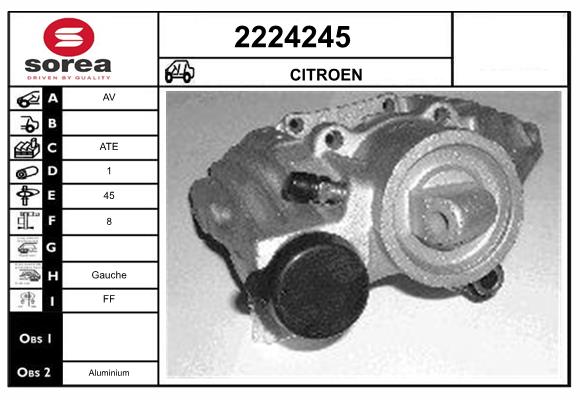 Etrier frana 2224245 EAI