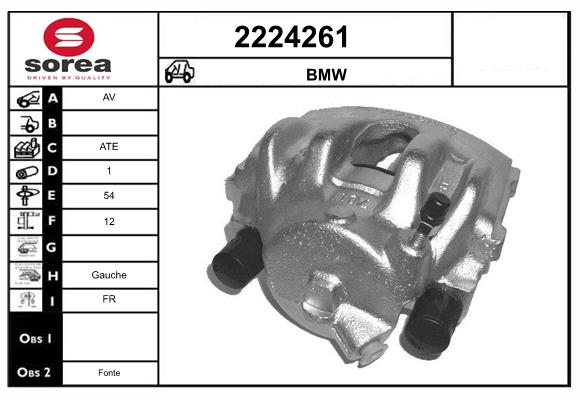 Etrier frana 2224261 EAI