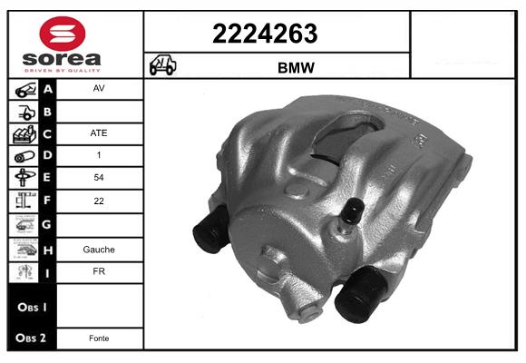 Etrier frana 2224263 EAI
