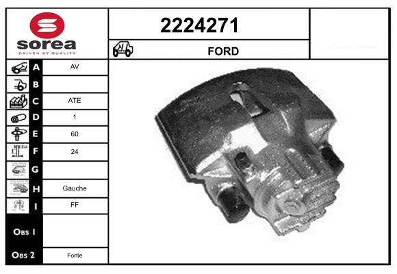 Etrier frana 2224271 EAI