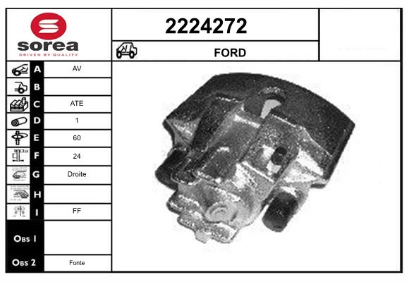 Etrier frana 2224272 EAI