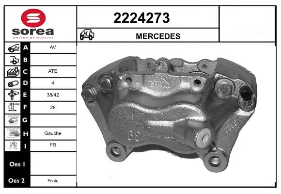 Etrier frana 2224273 EAI
