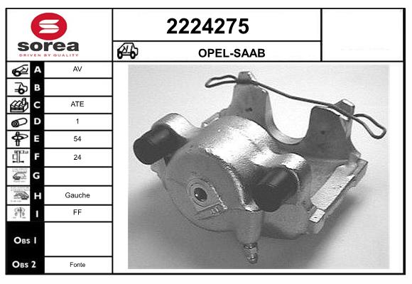 Etrier frana 2224275 EAI