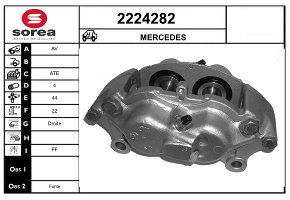 Etrier frana 2224282 EAI