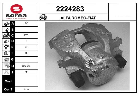 Etrier frana 2224283 EAI