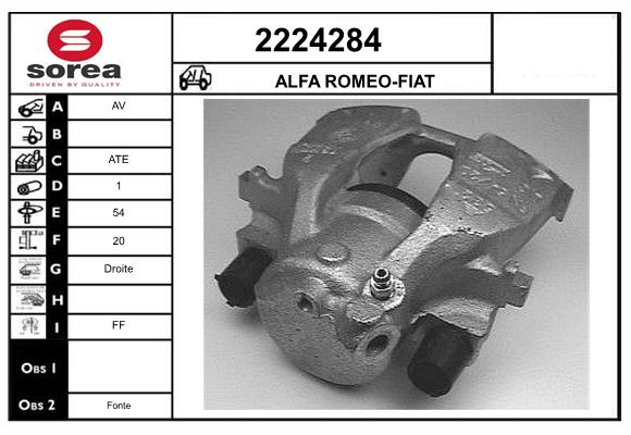 Etrier frana 2224284 EAI