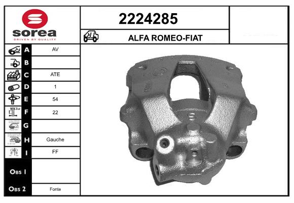 Etrier frana 2224285 EAI