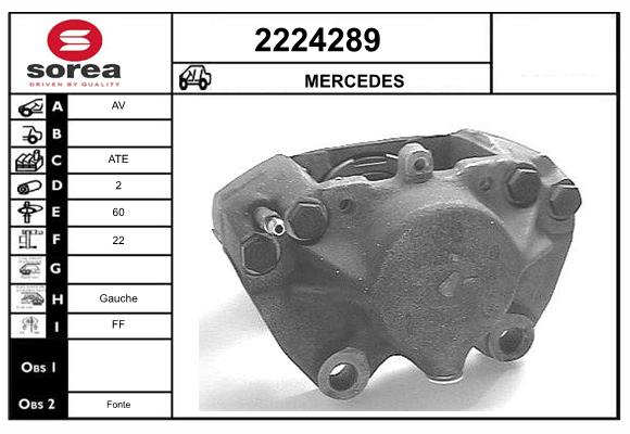 Etrier frana 2224289 EAI