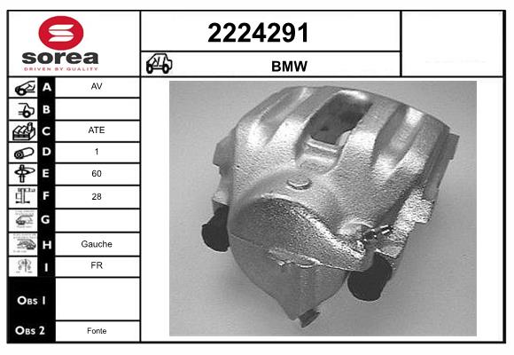 Etrier frana 2224291 EAI