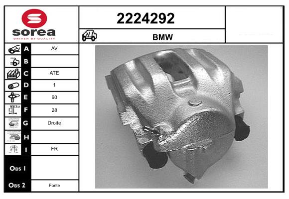 Etrier frana 2224292 EAI