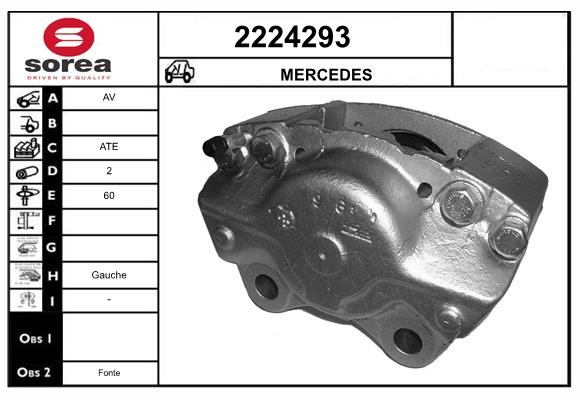 Etrier frana 2224293 EAI