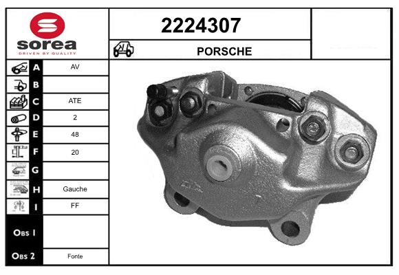 Etrier frana 2224307 EAI