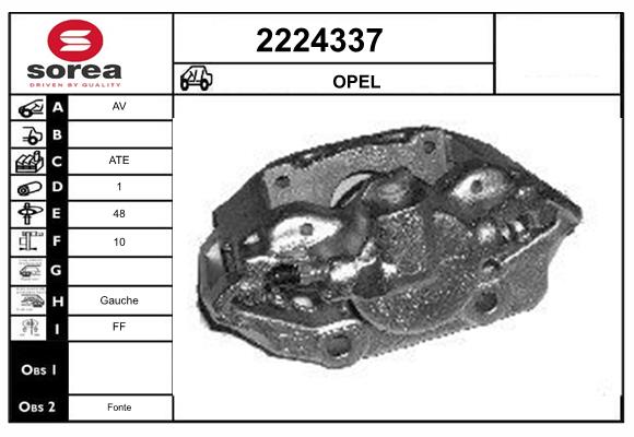 Etrier frana 2224337 EAI