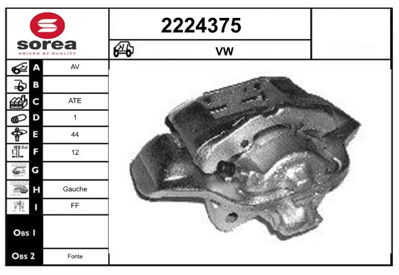 Etrier frana 2224375 EAI