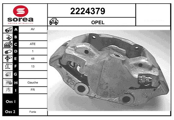 Etrier frana 2224379 EAI
