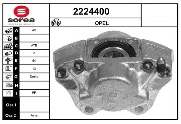 Etrier frana 2224400 EAI