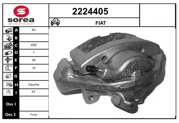 Etrier frana 2224405 EAI