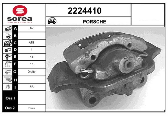 Etrier frana 2224410 EAI