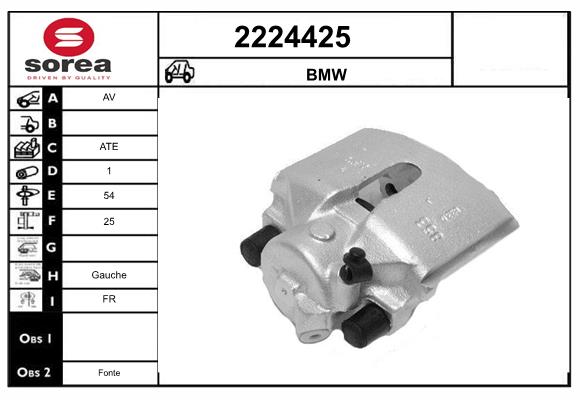 Etrier frana 2224425 EAI