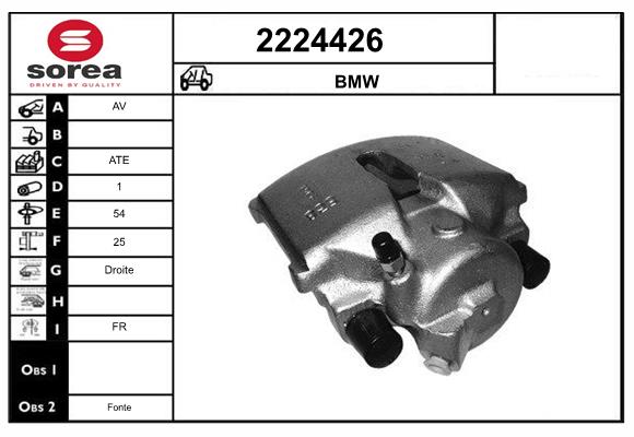 Etrier frana 2224426 EAI
