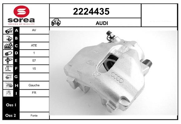 Etrier frana 2224435 EAI
