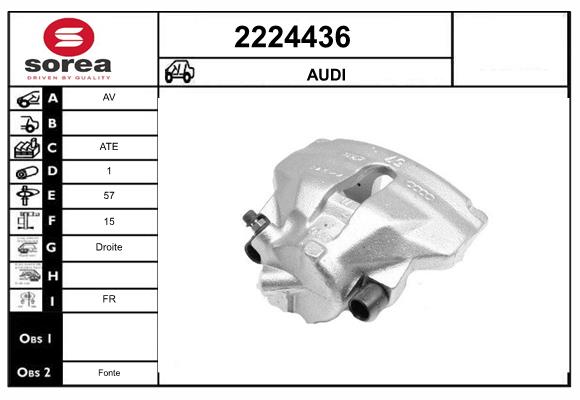 Etrier frana 2224436 EAI
