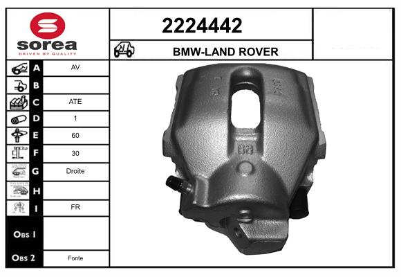 Etrier frana 2224442 EAI