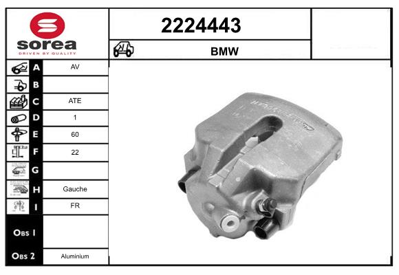 Etrier frana 2224443 EAI