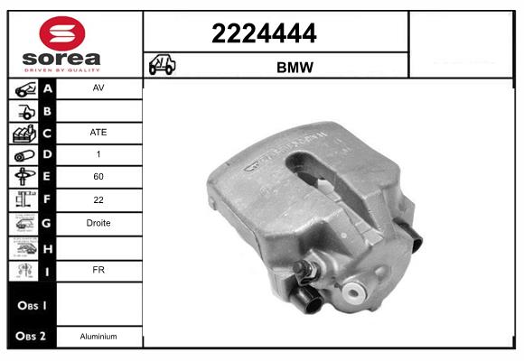 Etrier frana 2224444 EAI