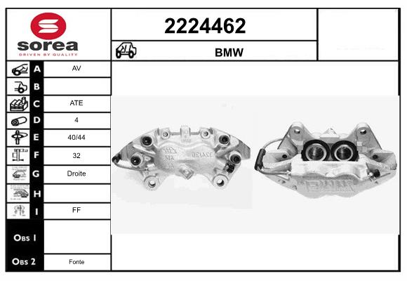 Etrier frana 2224462 EAI