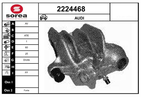 Etrier frana 2224468 EAI