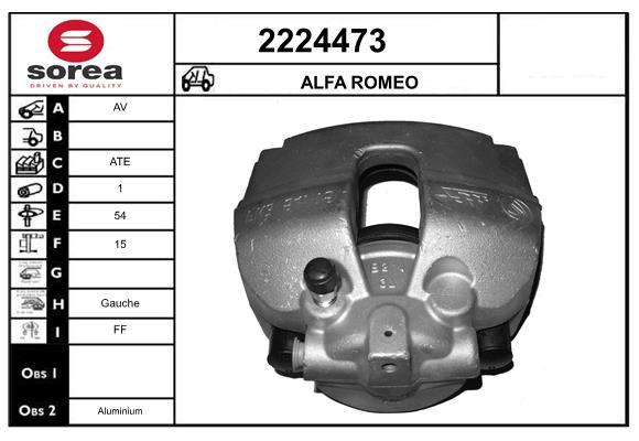 Etrier frana 2224473 EAI