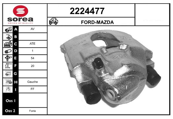 Etrier frana 2224477 EAI