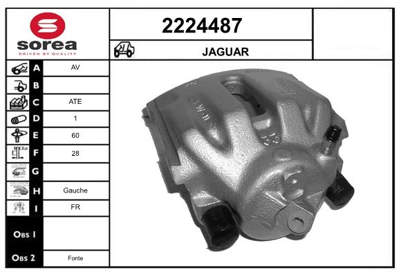 Etrier frana 2224487 EAI