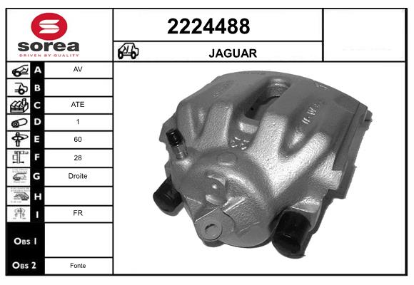 Etrier frana 2224488 EAI
