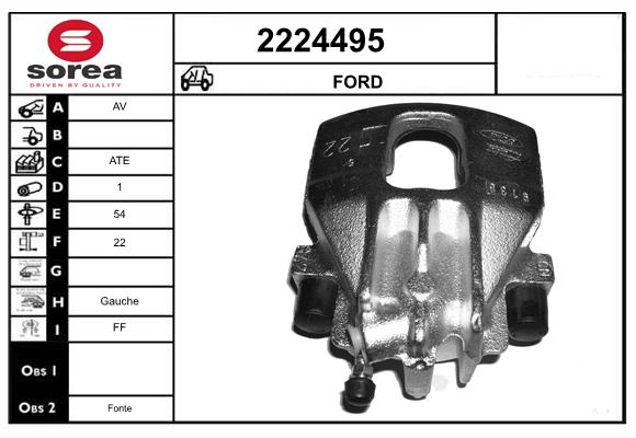 Etrier frana 2224495 EAI
