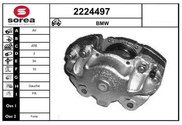 Etrier frana 2224497 EAI