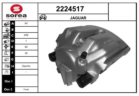 Etrier frana 2224517 EAI