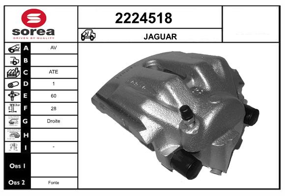 Etrier frana 2224518 EAI