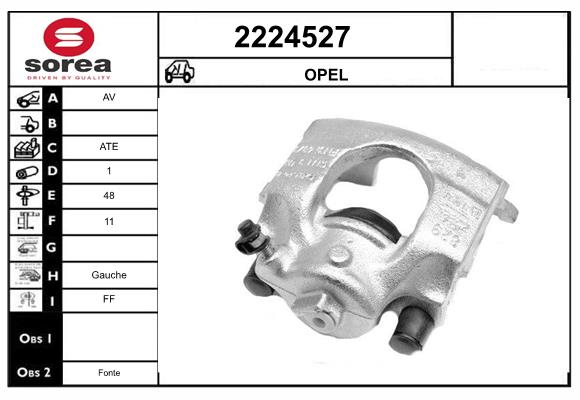 Etrier frana 2224527 EAI