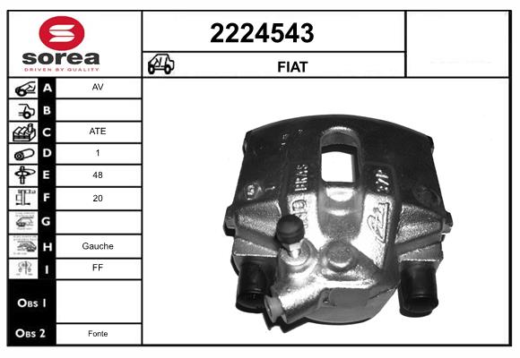 Etrier frana 2224543 EAI