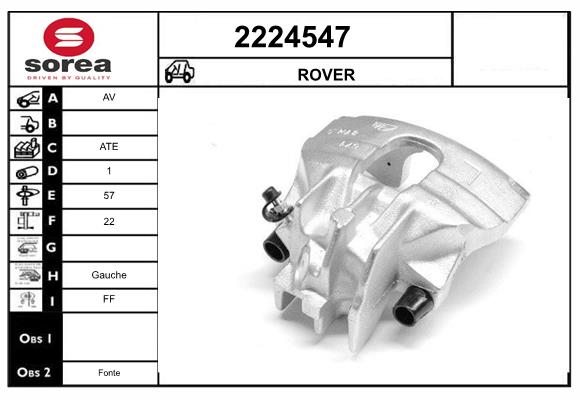Etrier frana 2224547 EAI