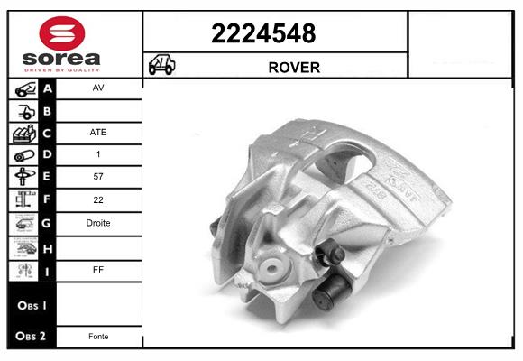 Etrier frana 2224548 EAI