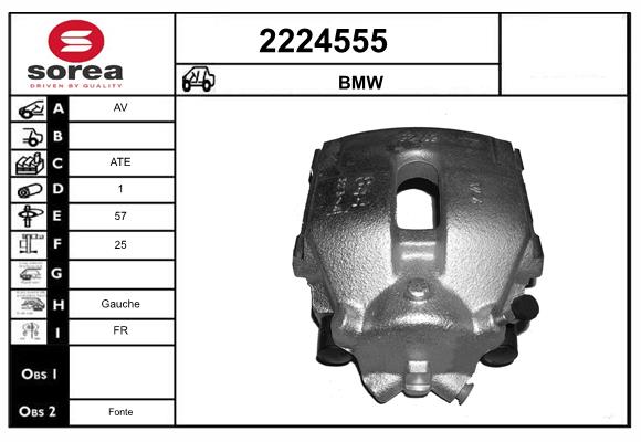 Etrier frana 2224555 EAI