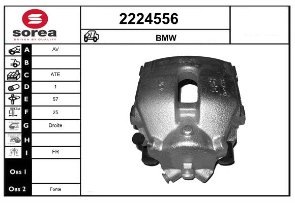 Etrier frana 2224556 EAI