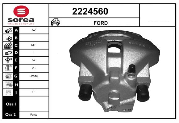 Etrier frana 2224560 EAI